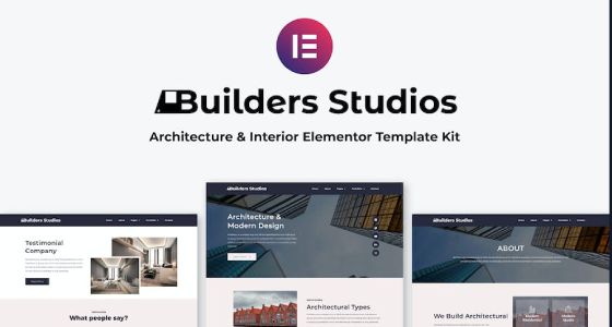 5Builders Studios – Architecture and Interior Elementor Template Kit