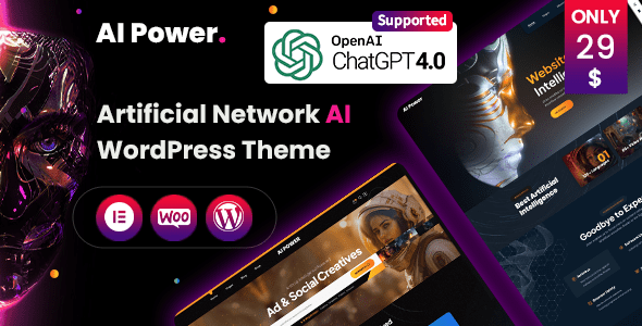 AI Power – Artificial Neural Network AI Theme