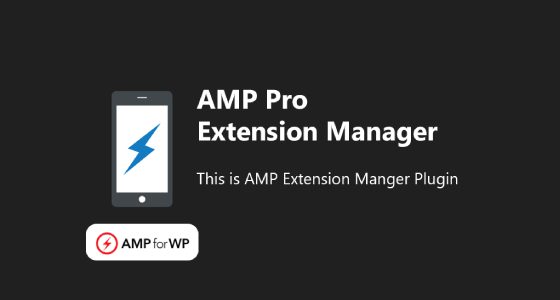 AMP Pro Extension Manager