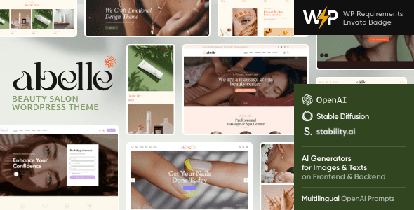 Abelle – Beauty Salon Elementor WordPress Theme
