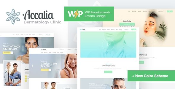 Accalia Dermatology Clinic WordPress Theme