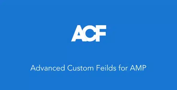 Advanced Custom Fields for AMP