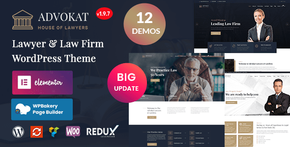 Advokat – Lawyer and Law Firm WordPress Theme