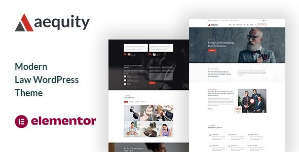 Aequity – Law WordPress Theme