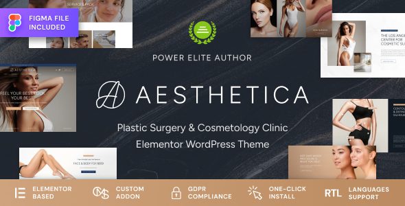 Aesthetica – Plastic Surgery and Beauty Clinic WordPress Theme