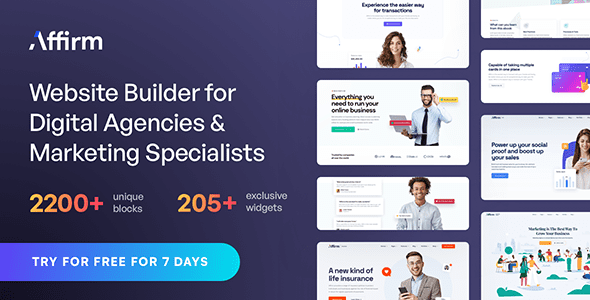 Affirm – Marketing and Digital Agency WordPress Theme