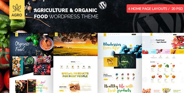 Agro Organic Food & Agriculture Theme