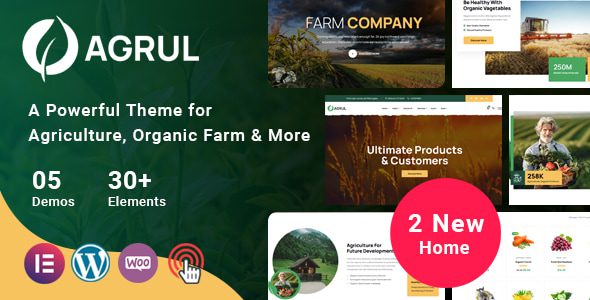 Agrul – Agriculture WordPress Theme
