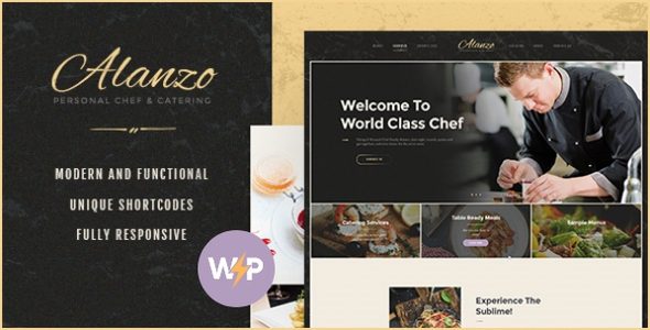 Alanzo | Personal Chef and Catering WordPress Theme