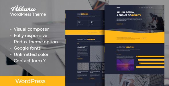 Allura – Portfolio WordPress Theme