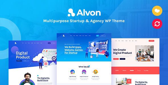 Alvon – Multipurpose Startup and Agency Theme