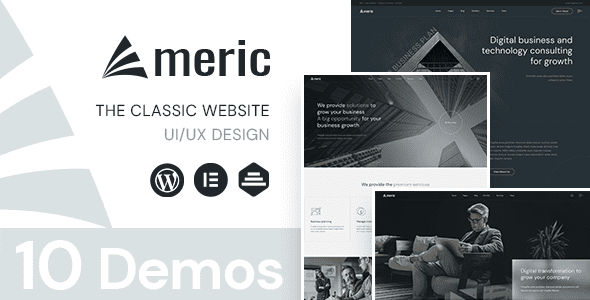 Americ – Corporate Business WordPress Theme