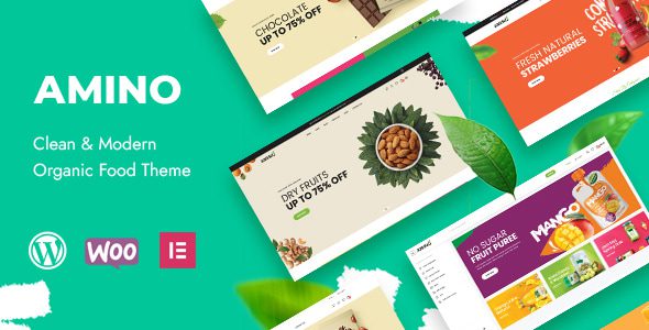 Amino – Organic and Food WordPress Theme