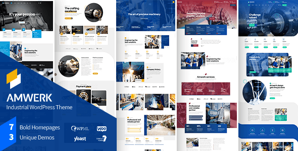 Amwerk – Industry WordPress Theme