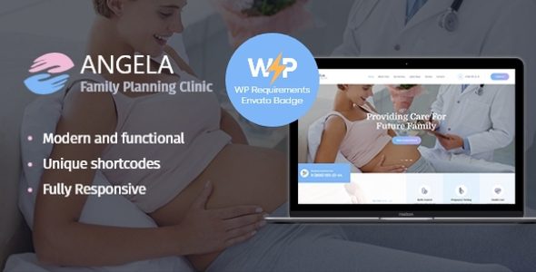 Angela – Family Planning and Pregnancy Clinic WordPress Theme