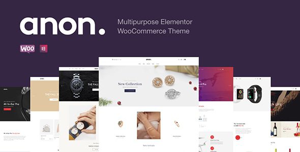 Anon – Multipurpose Elementor WooCommerce Theme
