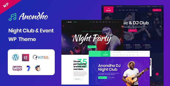 Anondho – Event WordPress Theme