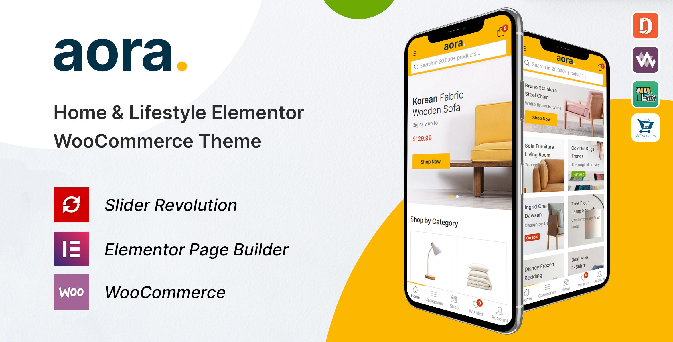 Aora Home & Lifestyle Elementor Theme