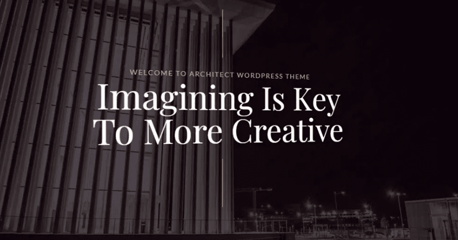 Architect WordPress Theme