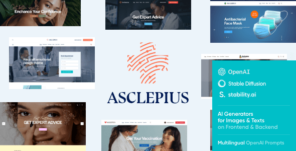 Asclepius – Doctor, Medical & Healthcare WordPress Theme