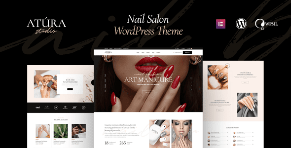 Atura – Nail and Beauty Salon WordPress Theme
