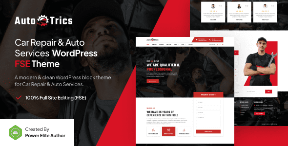 AutoTrics – Car Repair and Auto Service WP Theme