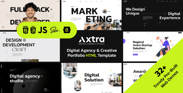 Axtra – Digital Agency Creative Portfolio Theme