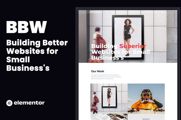 BBW – Building Better Websites for Small Business’s Elementor Template Kit