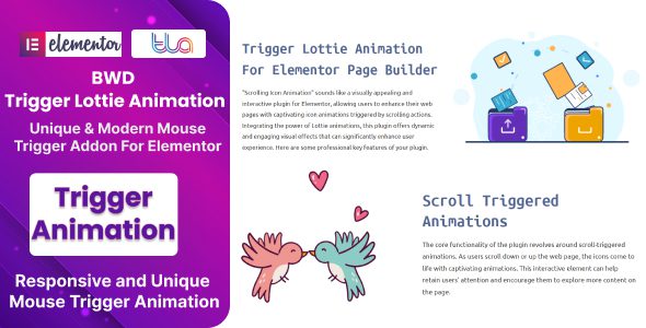 BWD Trigger Lottie Animation for Elementor