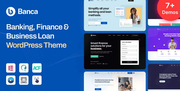 Banca – Banking, Finance and Business Loan WordPress Theme