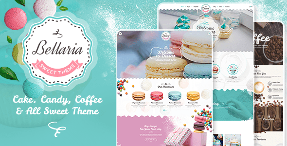 Bellaria – Delicious Cakes and Bakery WordPress Theme
