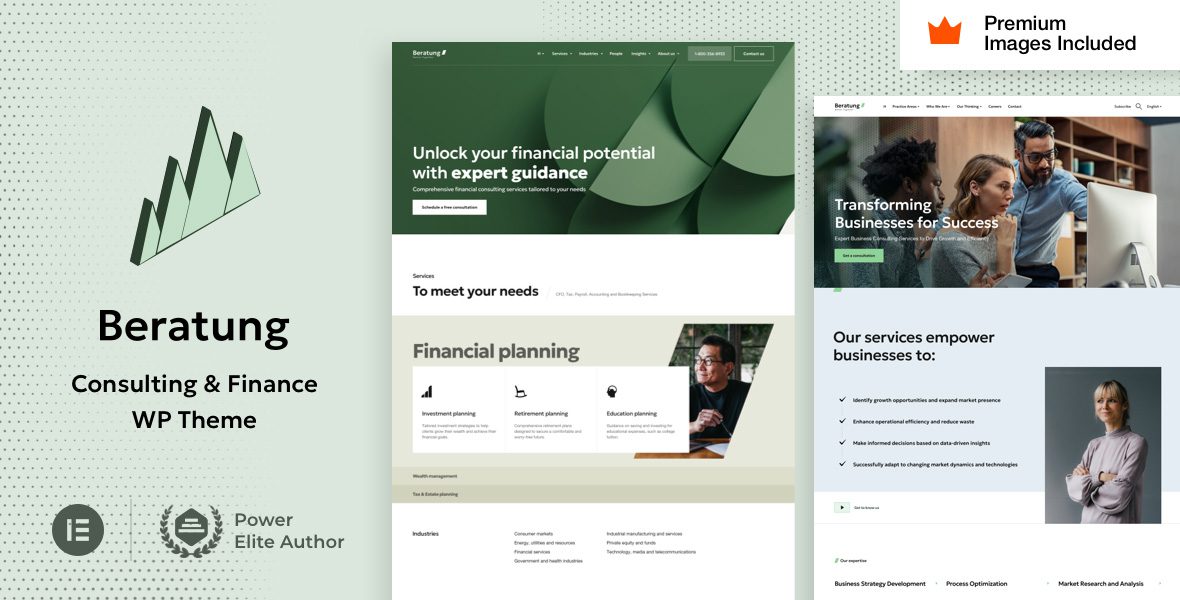 Beratung – Consulting and Finance WordPress