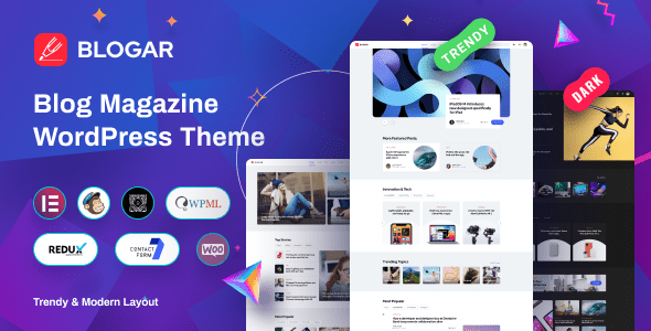 Blogar – Blog Magazine Theme