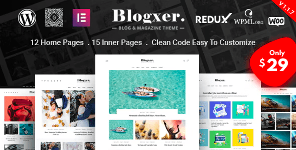 Bloxer – Blog and Magazine WordPress Theme