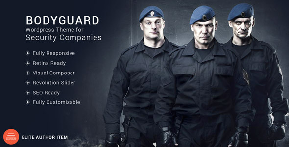 Bodyguard – Security and CCTV WP Theme