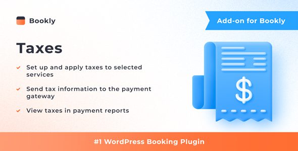 Bookly Taxes Add-on