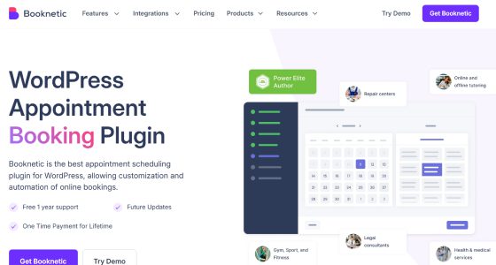 Booknetic – WordPress Appointment Booking and Scheduling System