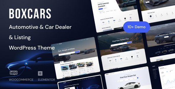 Boxcar – Automotive and Car Dealer WordPress Theme