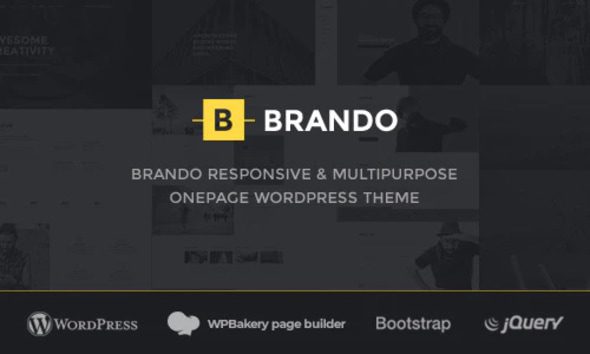 Brando – Responsive and Multipurpose OnePage WordPress Theme