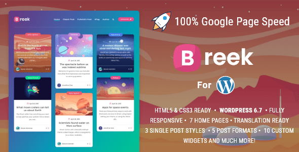 Breek – Minimal Masonry Themes for WordPress