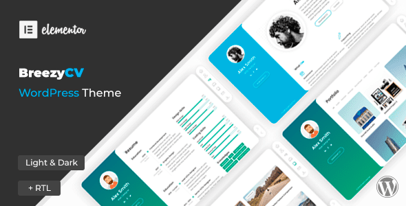 BreezyCV – CV Resume WordPress Theme