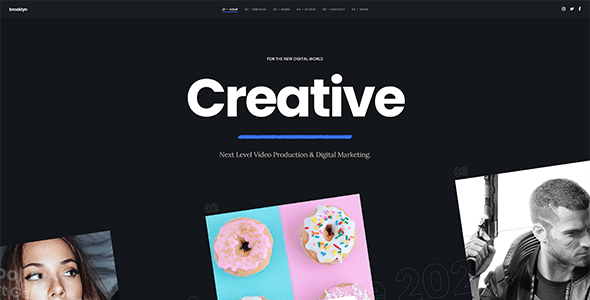 Brooklyn Creative WordPress Theme