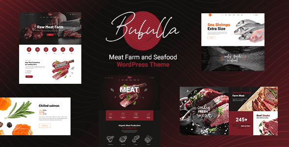 Bubulla – Meat Farm and Seafood Store WordPress Theme