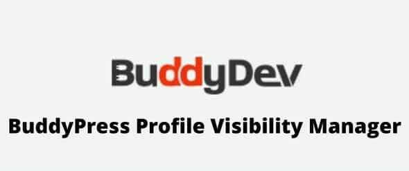 BuddyPress Profile Visibility Manager