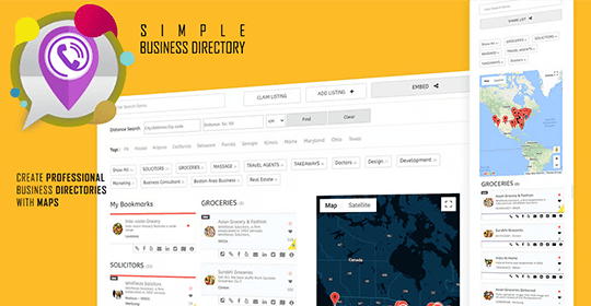 Business Directory with Maps, Store Locator