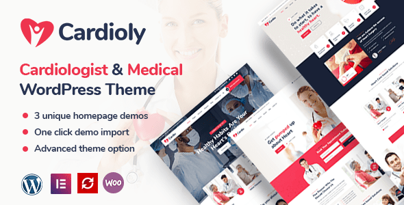 Cardioly – Cardiologist and Medical WordPress Theme
