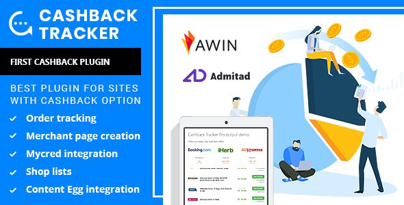 Cashback Tracker WordPress Plugin