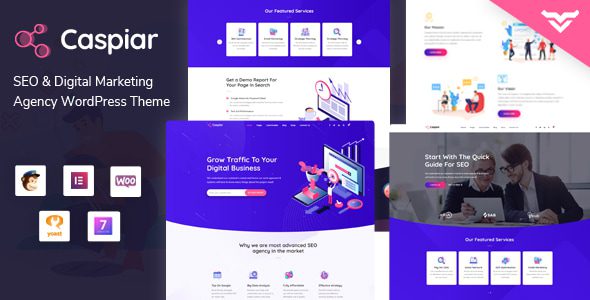 Caspiar | Digital Marketing and Agency WordPress Theme