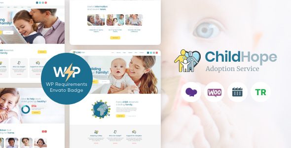 ChildHope | Child Adoption Service and Charity Nonprofit WordPress Theme