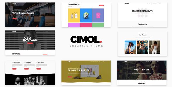 Cimol – Responsive One Page and Multi Page Portfolio